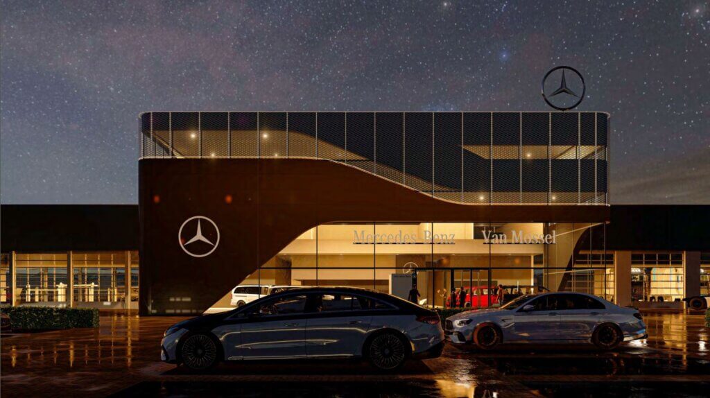 Nieuwbouw Mercedes Benz vans & trucks - Bergschenhoek